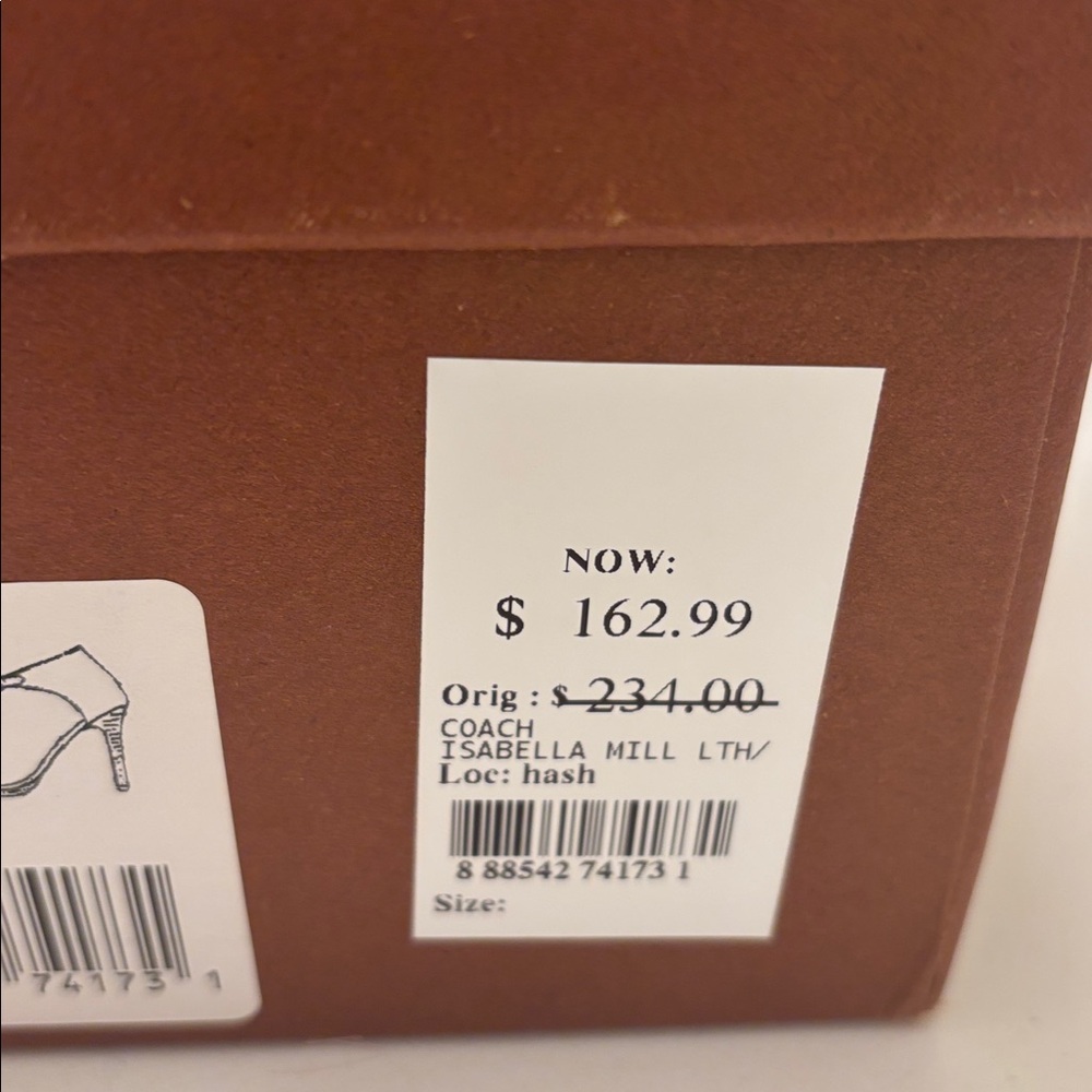 Coach Women's Tan Leather Heels size 8 - Picture 9 of 10